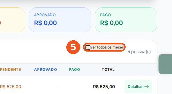 Só se precisar: clique em ver todos os meses.