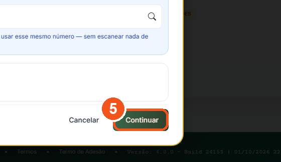 Clique em Continuar.
