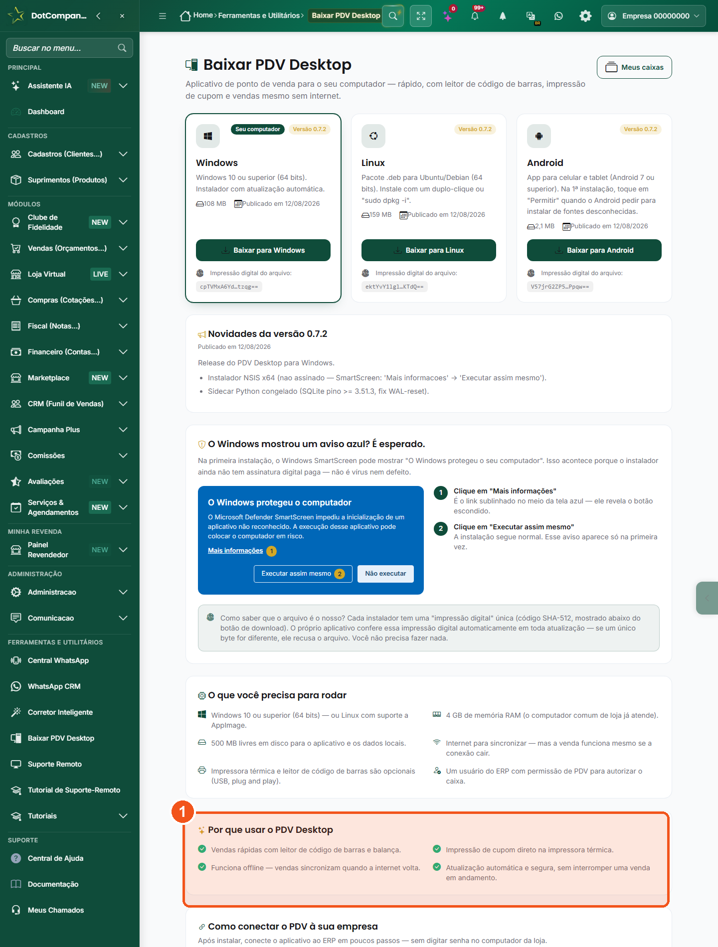 Por que usar o PDV Desktop — 4 motivos